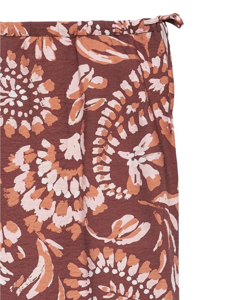 Vmnellie Carla Hw Pants Wvn Ga - Rood Dessin