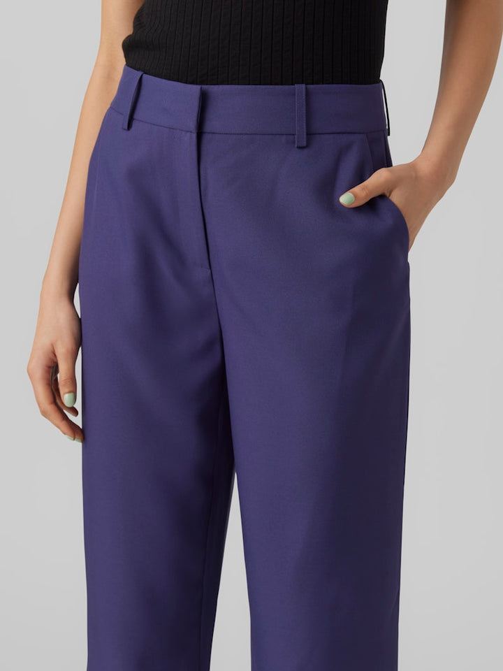 Vmcapri Hr Straight Pant Bf - Paars