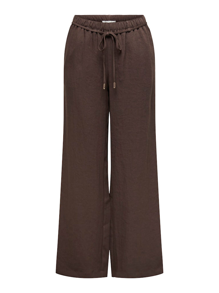 Jdyfinn Mw Belt Wide Pant Wvn - Bruin
