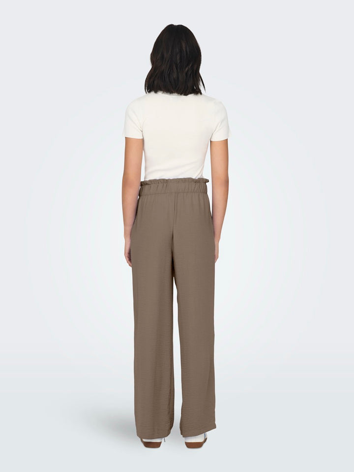 Jdydivya Hw Wide Pants Wvn - Taupe