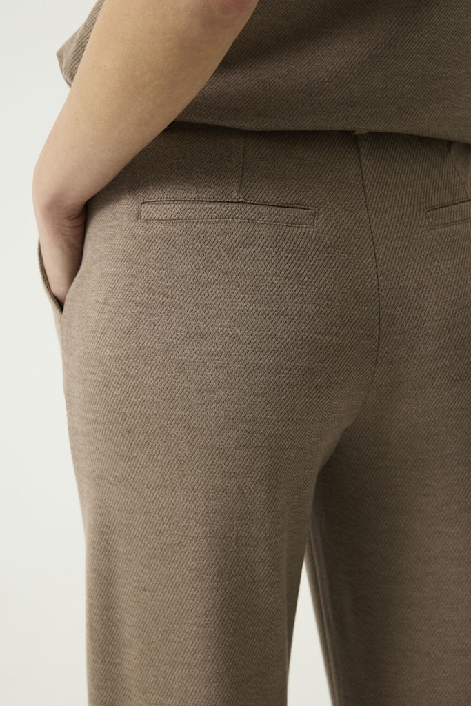Garcia Lange Taupe Kleur Broek - Taupe