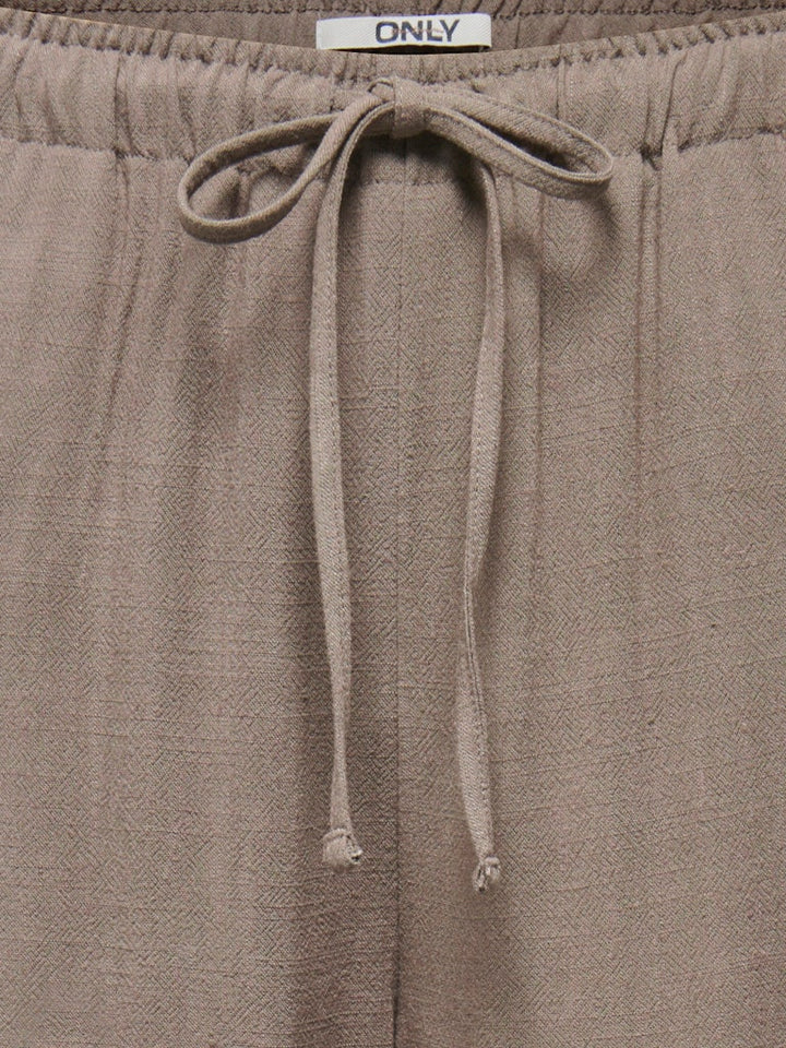 Onlsiesta Mw Pull-up Linen Bl Pnt Noos - Taupe