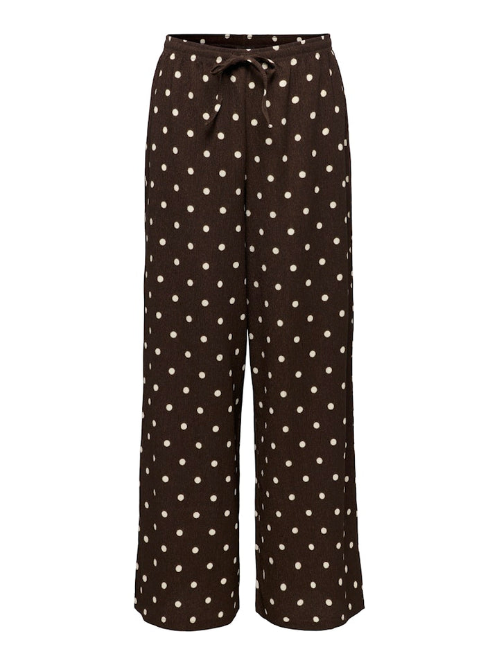 Jdydebbie New Loose Pant Jrs Dia - Bruin Dessin