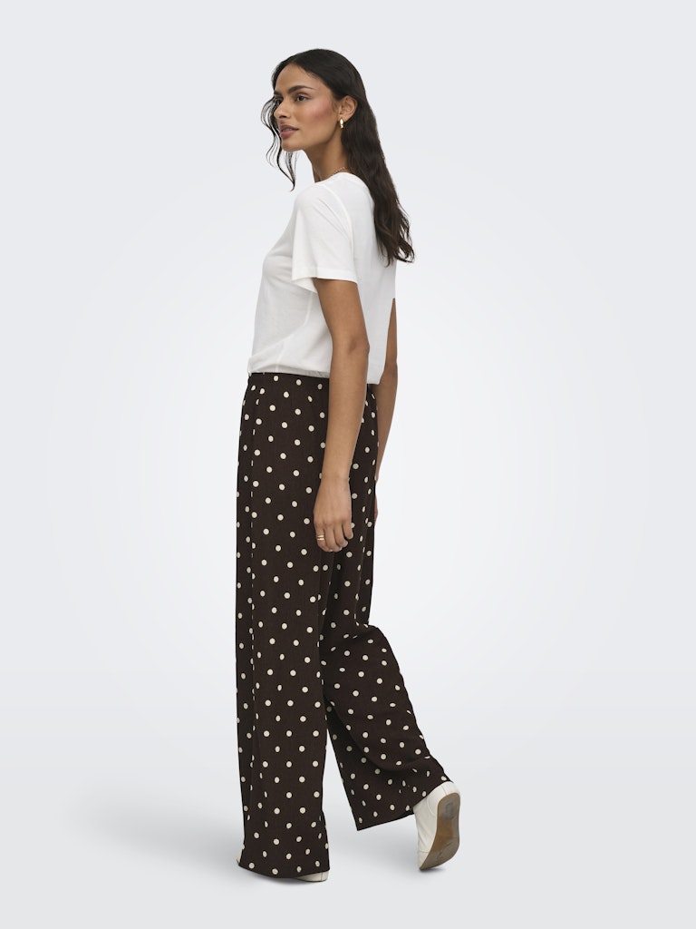 Jdydebbie New Loose Pant Jrs Dia - Bruin Dessin