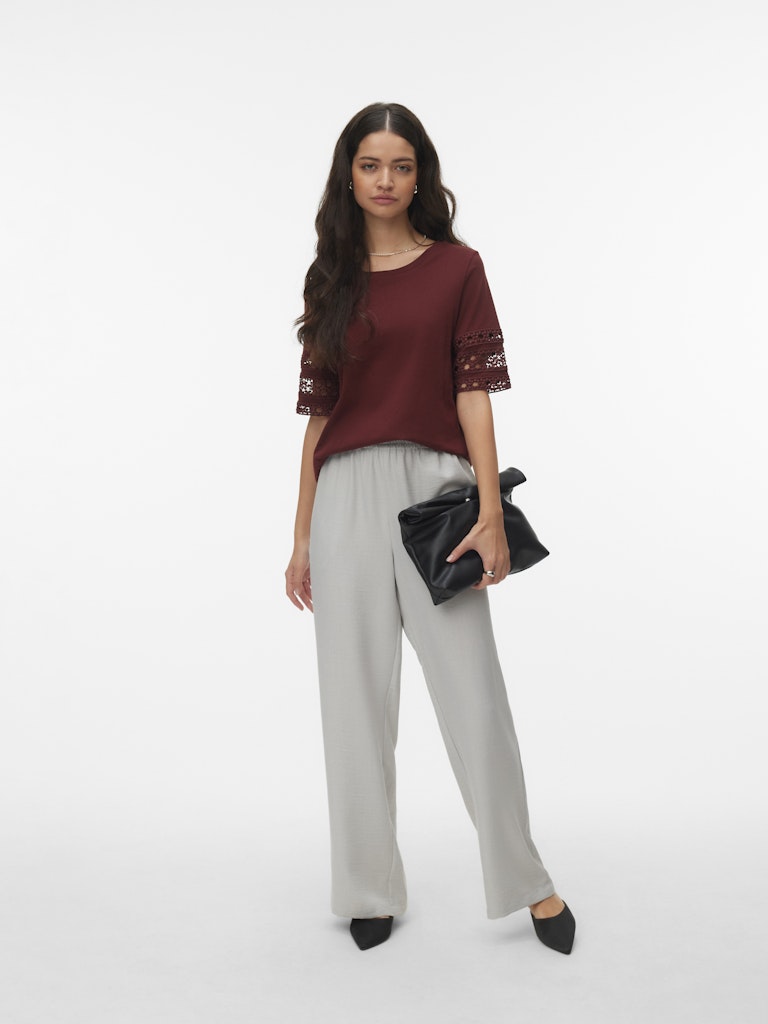 Vmjasmina Hw Pant Exp - Lichtgrijs