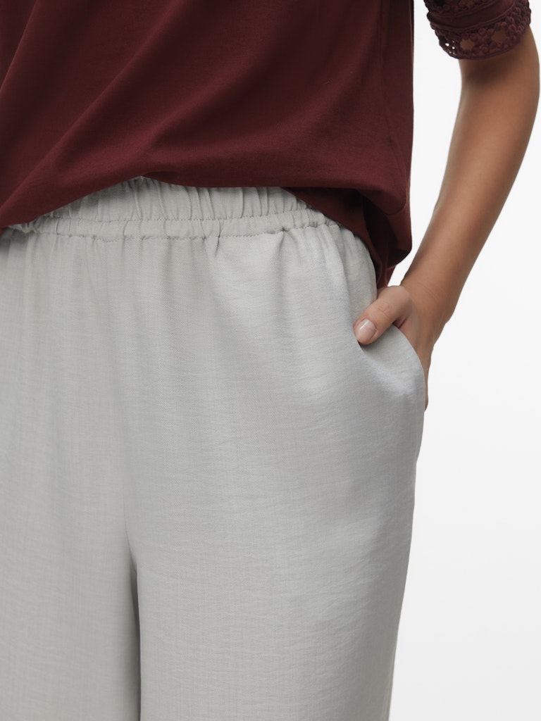 Vmjasmina Hw Pant Exp - Lichtgrijs