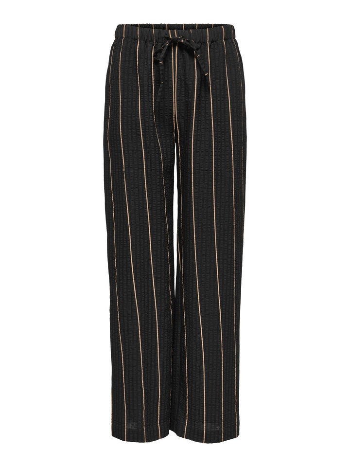 Jdyava Mw Pull Up Pant Wvn - Zwart Dessin