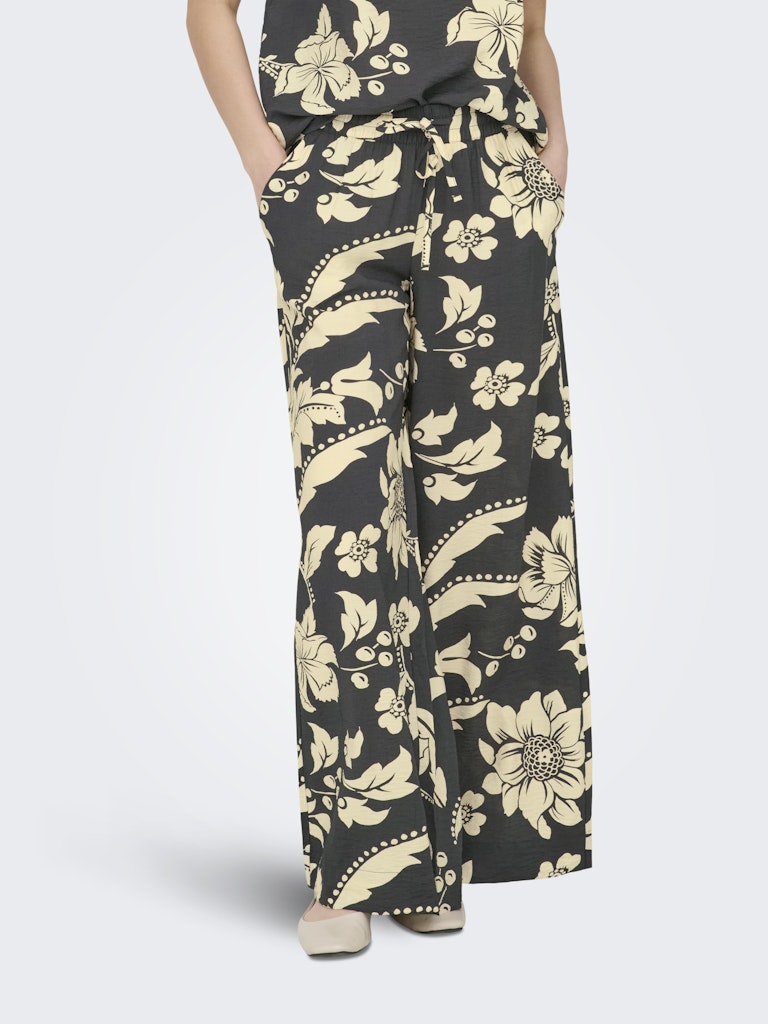 Jdytroya Life Mw Palazzo Pant Wvn Dia - Zwart Dessin