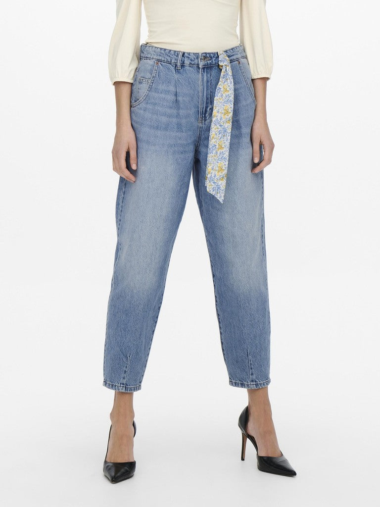 Onlverna Life Lb Bolloon Denim - Blue Denim
