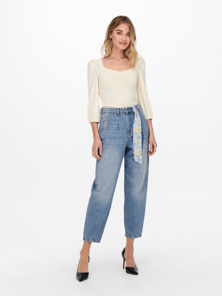 Onlverna Life Lb Bolloon Denim - Blue Denim