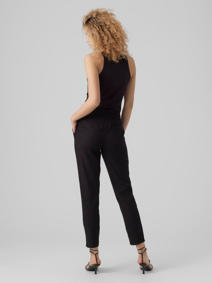 Vmjesmilo Ankle Pants Wvn Ga Noos - Zwart