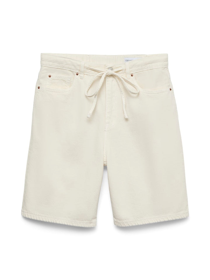 Vmvilla Mr Bermuda Dnm Shorts Mix - Ecru