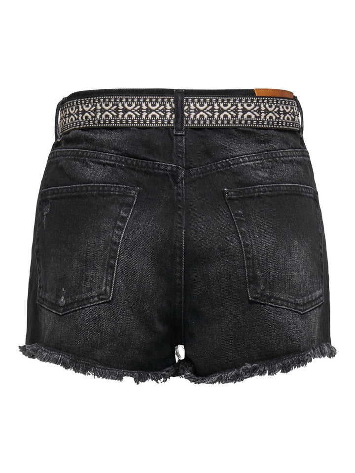 Onlrobyn Ex Hw St Vintage Dnm Short - Black Denim