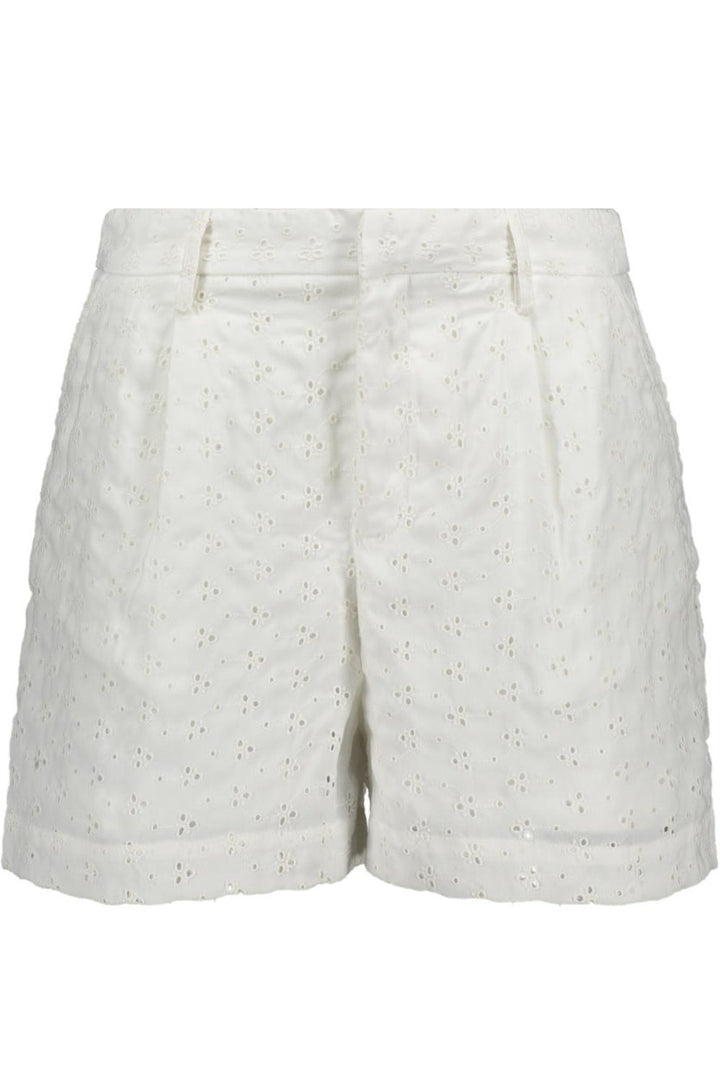 Onlcinta Hw Brod Ang Shorts Pnt - Off-white