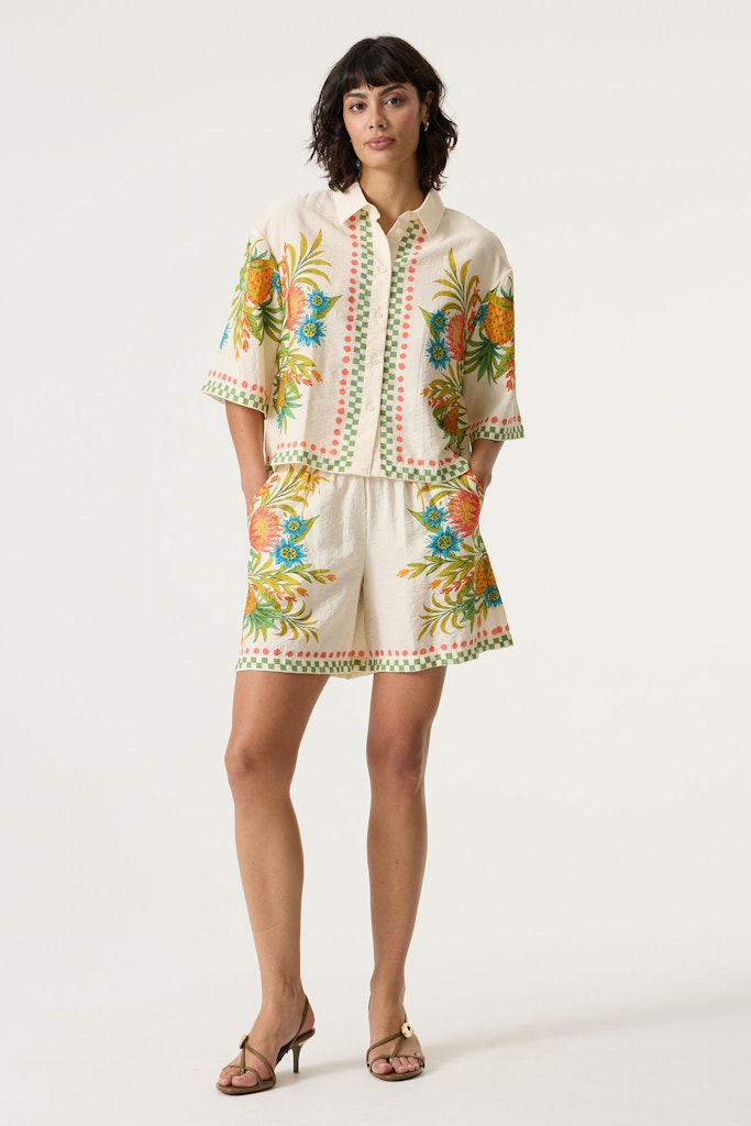 Garcia - Shorts - 4159.08.0006 - Ecru Dessin