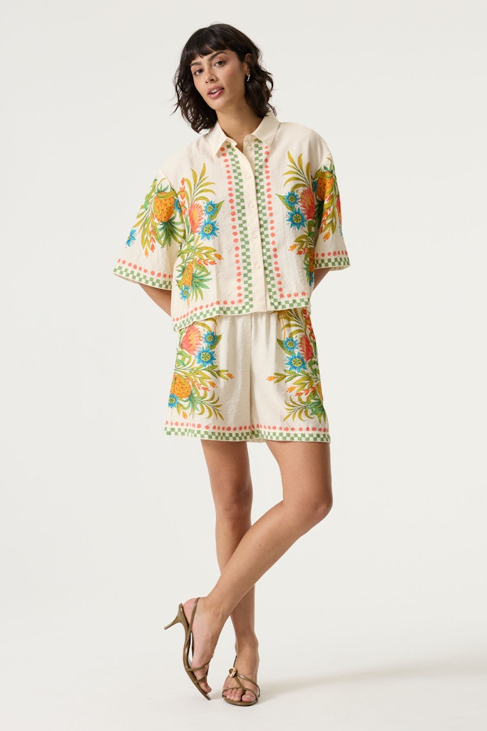 Garcia - Shorts - 4159.08.0006 - Ecru Dessin