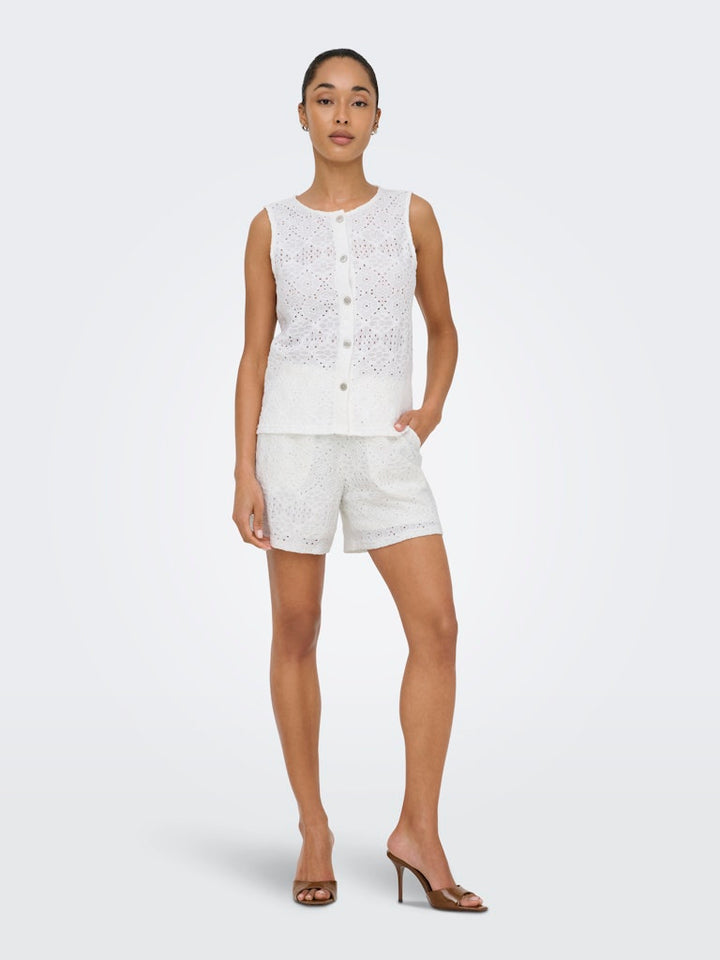 Jdynulle Life Shorts Jrs - Wit Dessin