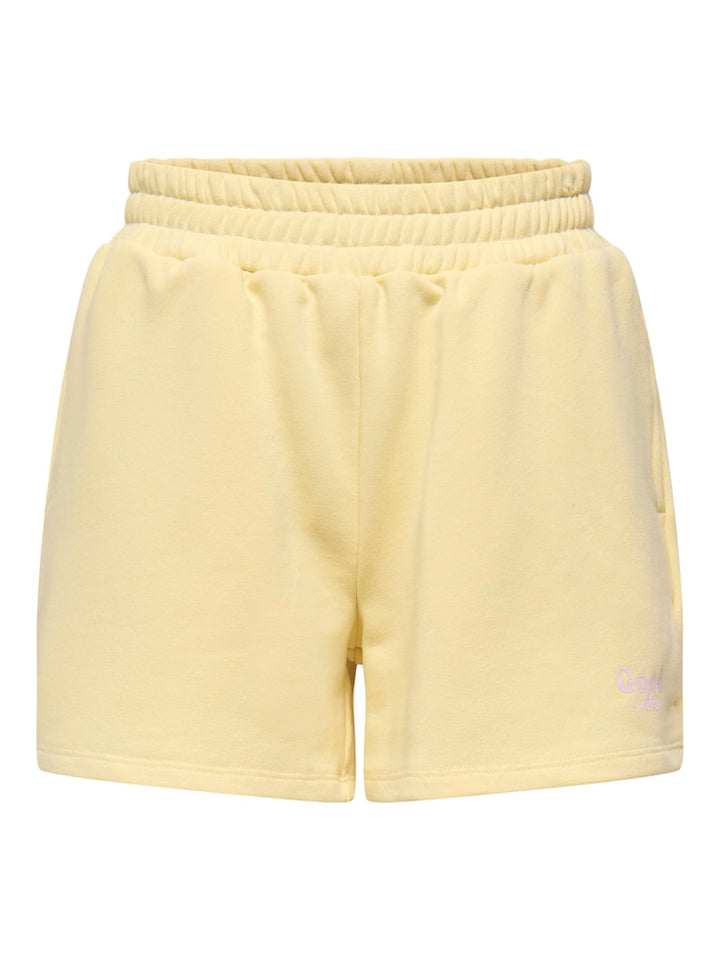Onlcora Print Shorts Ub Swt - Licht Geel