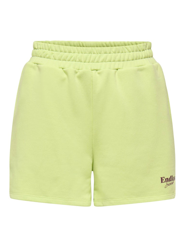 Onlcora Print Shorts Ub Swt - Lime