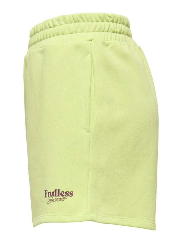 Onlcora Print Shorts Ub Swt - Lime