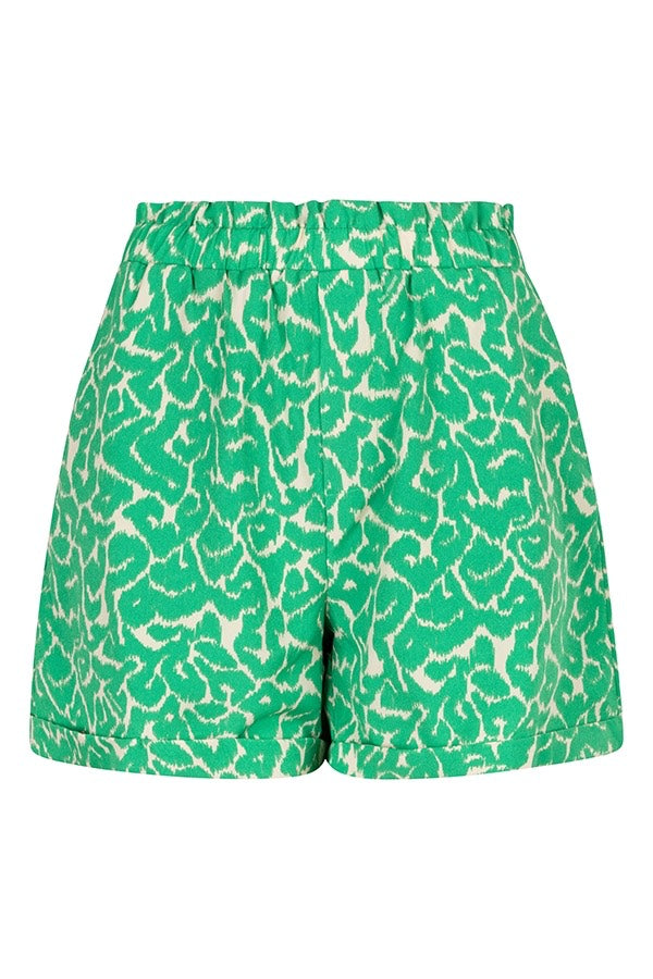Short Sade - Groen Dessin