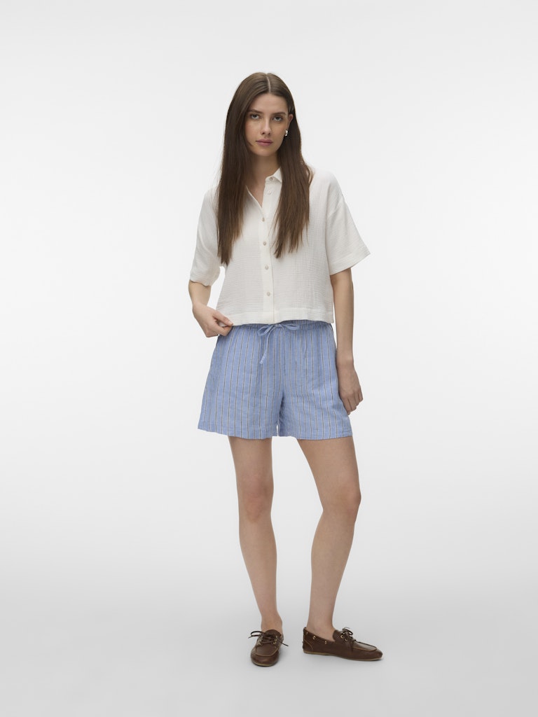 Vmlinn Shorts Wvn Noos - Blauw Dessin