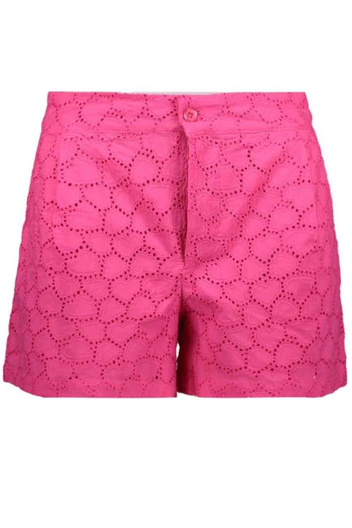 Onlkally Heart Shorts Wvn Cs - Fuchsia