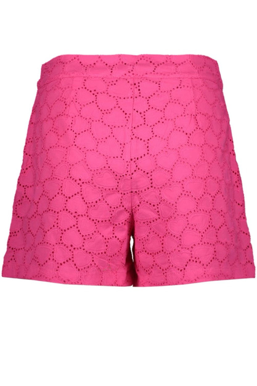 Onlkally Heart Shorts Wvn Cs - Fuchsia