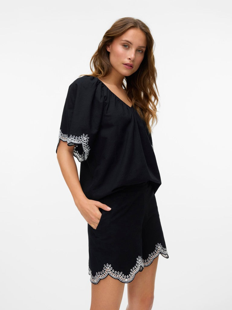Vmdiana Mw Shorts Wvn Btq - Zwart