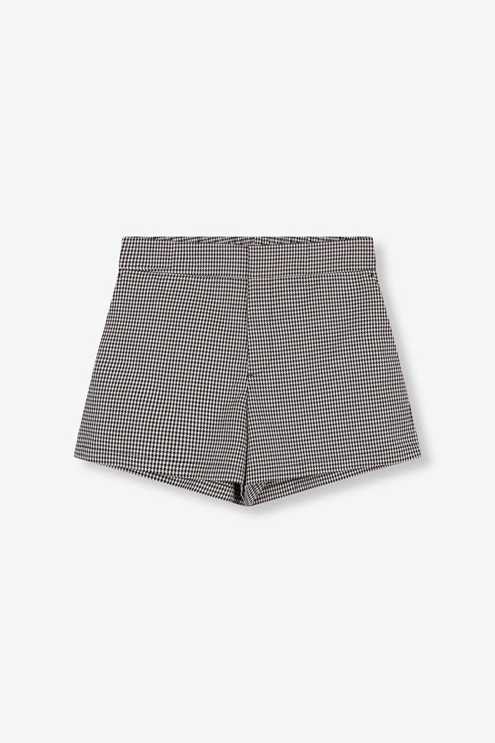 Woven Boucle Short - Zwart Dessin