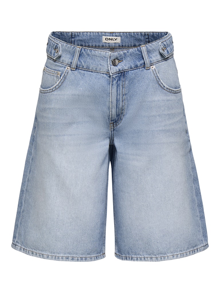 Onlloran Bermuda Shorts Wide Dnm Pim - Blue Denim