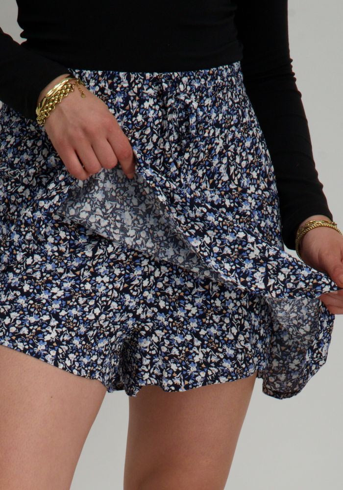 Onlnala Skort Wvn Noos - Blauw Dessin