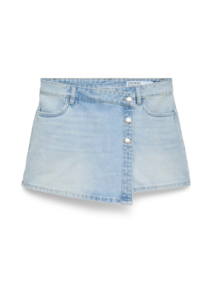 Vmsimone Hr Denim Skort Mix - Lichtblauw