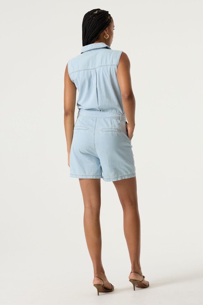 R260311 Ladies Jumpsuit - Blue Denim