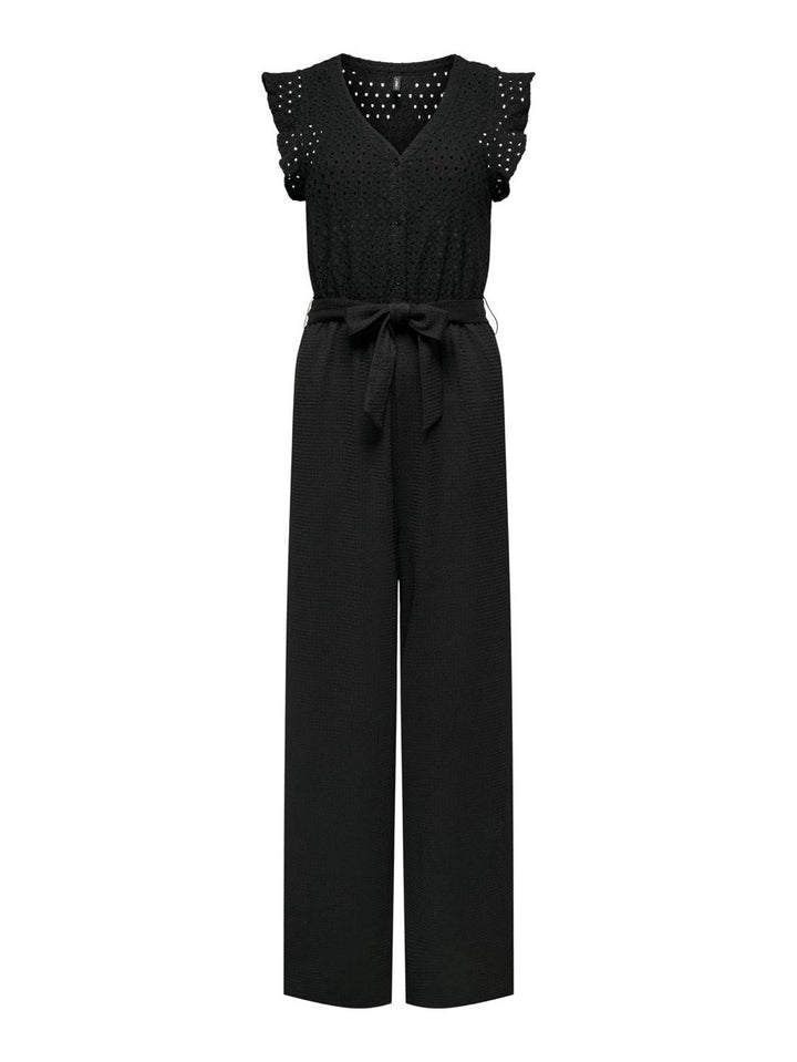 Onlelisa S/l V-neck Jumpsuit Jrs - Zwart