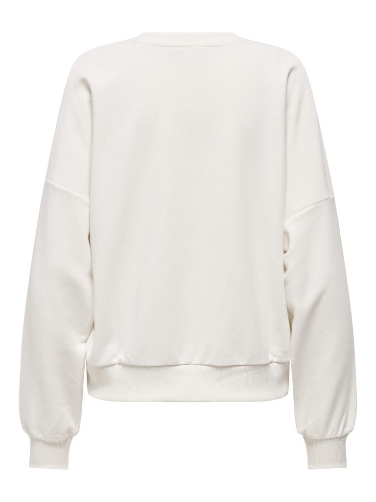 Onlminna O Neck L/s Cs Pr Swt - Off-white