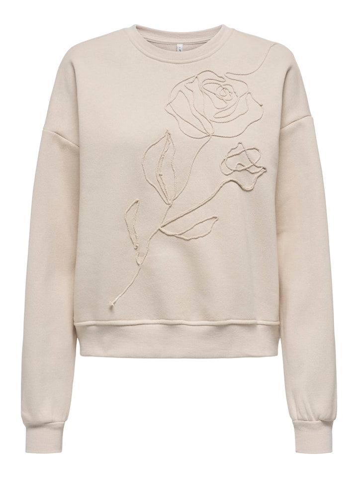 Onlelisanna O-neck Box Swt - Beige