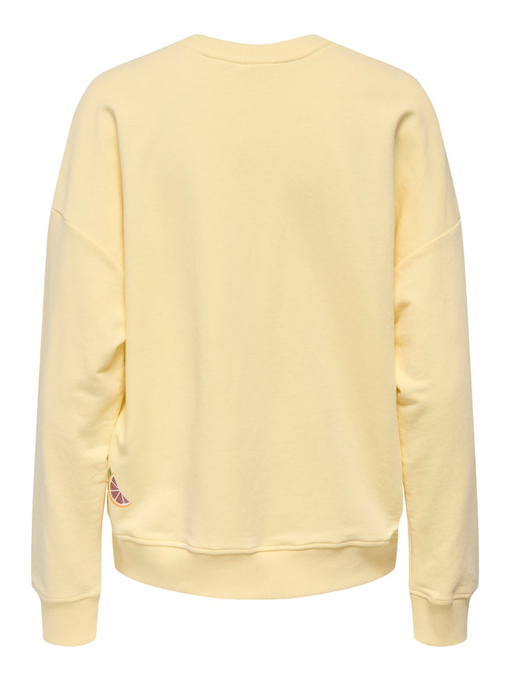 Onlkita L/s Sweat Box Ub Cs Swt - Licht Geel