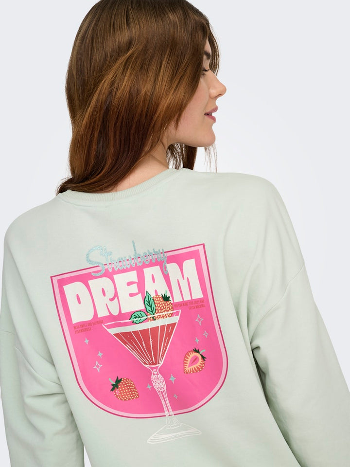 Onlkita L/s Sweat Box Ub Cs Swt - Mint