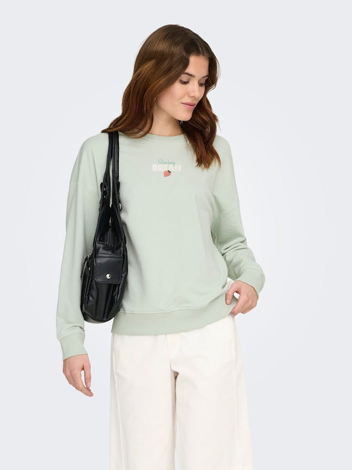 Onlkita L/s Sweat Box Ub Cs Swt - Mint