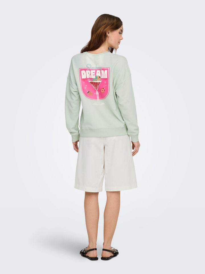 Onlkita L/s Sweat Box Ub Cs Swt - Mint