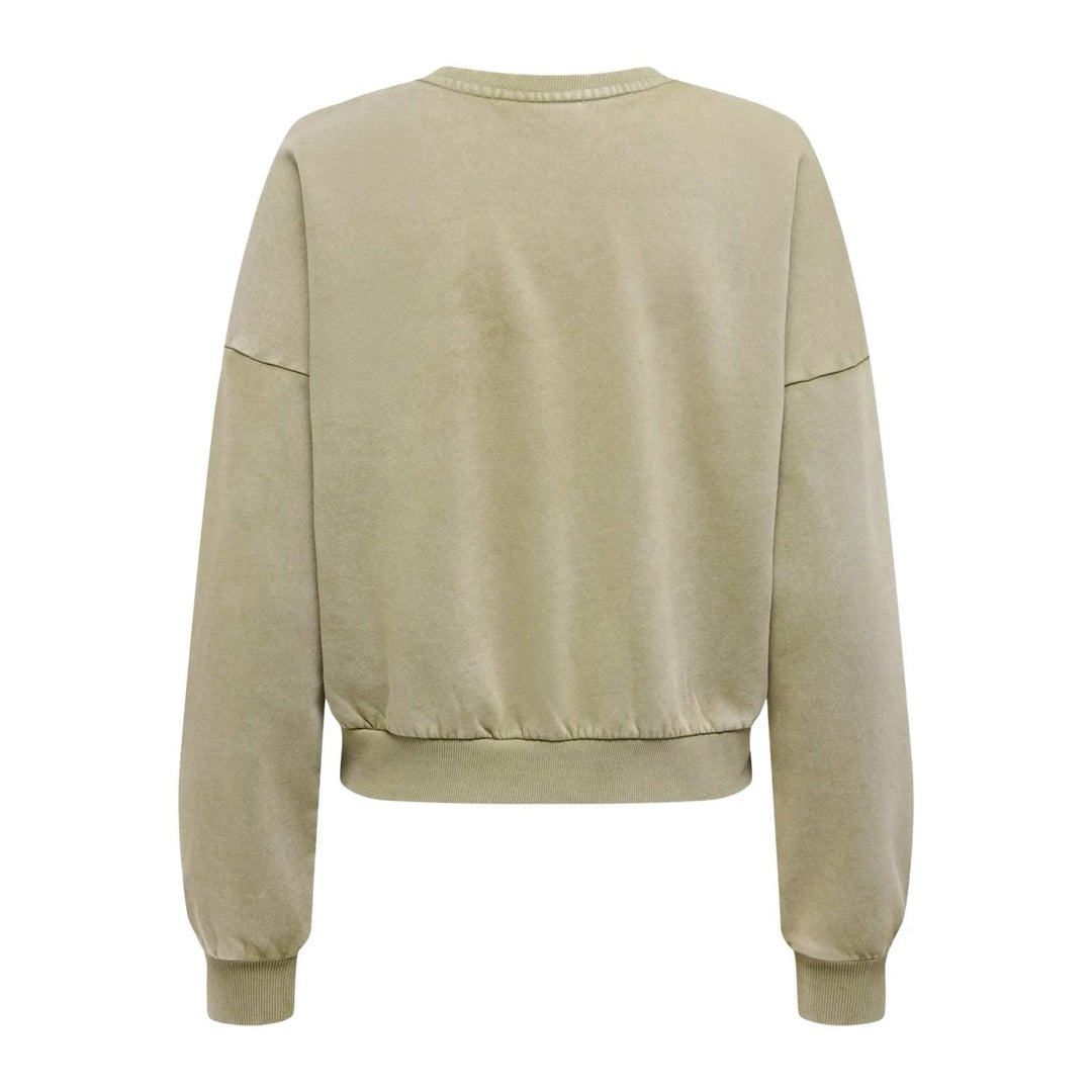 Onllauren Life L/s Animal O-neck Cc Swt - Olijf