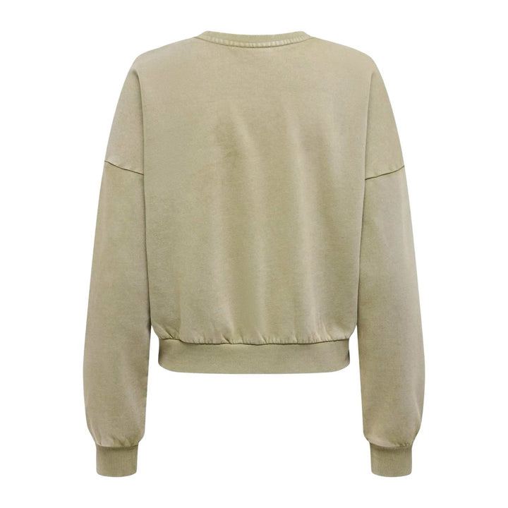 Onllauren Life L/s Animal O-neck Cc Swt - Olijf