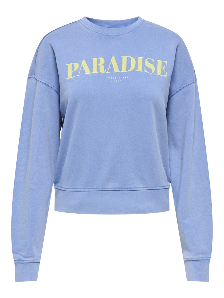 Onltabba L/s Round Neck Ub Swt - Lichtblauw