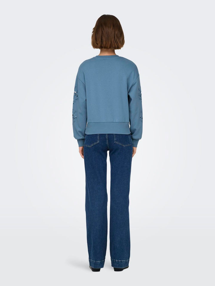 Onlwinnie L/s O-neck Swt - Rafblauw