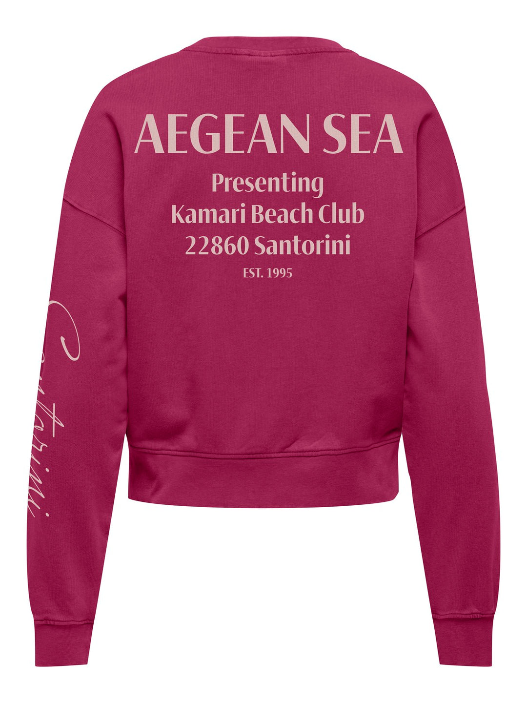 Onltabba L/s Round Neck Ub Swt - Fuchsia