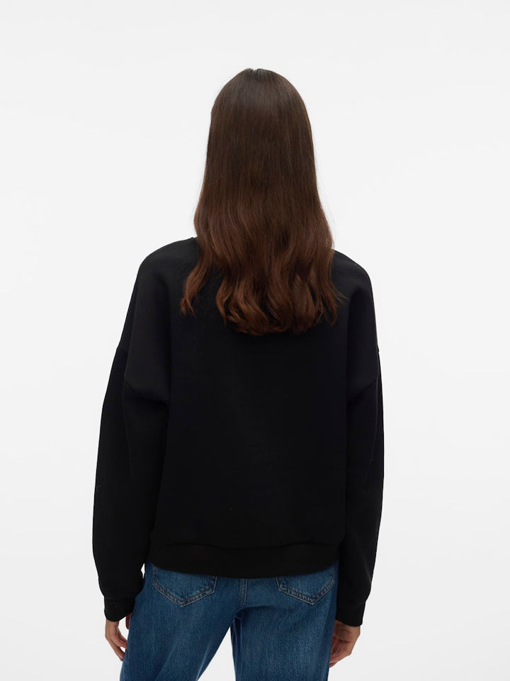 Vmlotte Trina Ls Sweat Box Ga Bf - Zwart