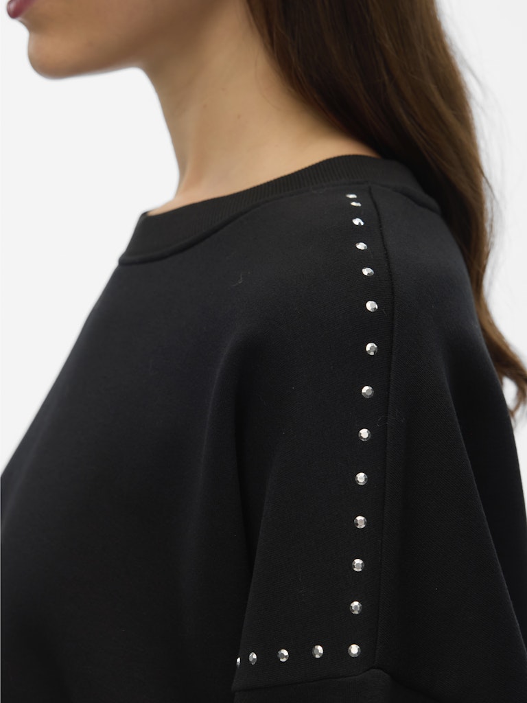 Vmlotte Trina Ls Sweat Box Ga Bf - Zwart