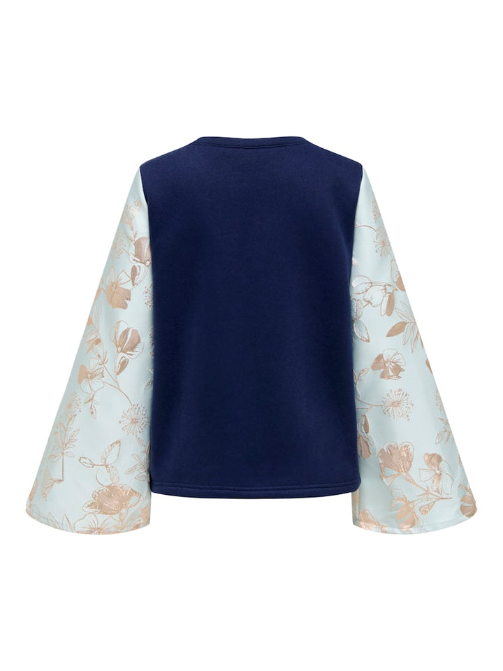 Jdyviolet Ls Jaquard Sleeves - Lichtgrijs