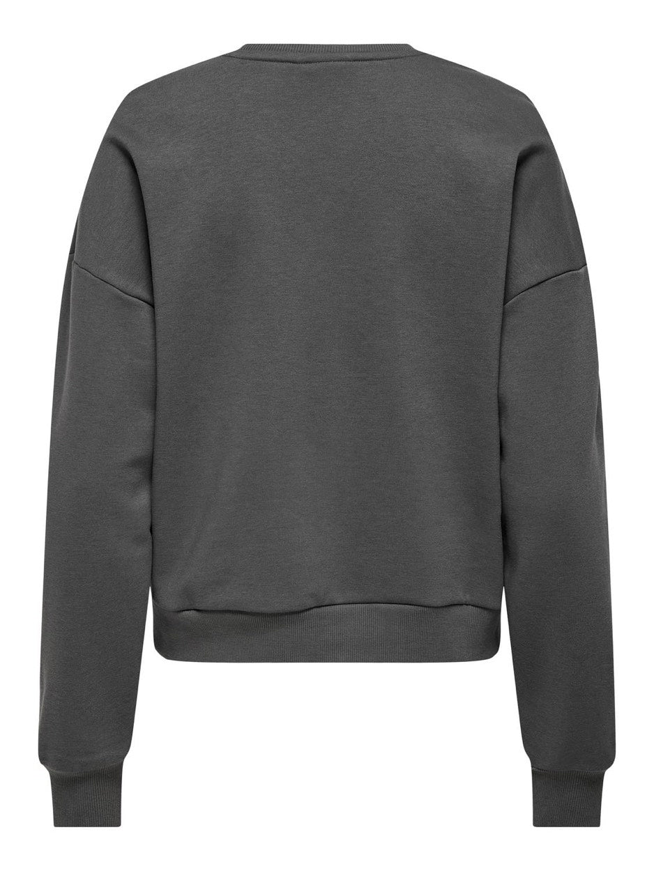 Onljolana L/s Glitter O-neck Swt - Steel